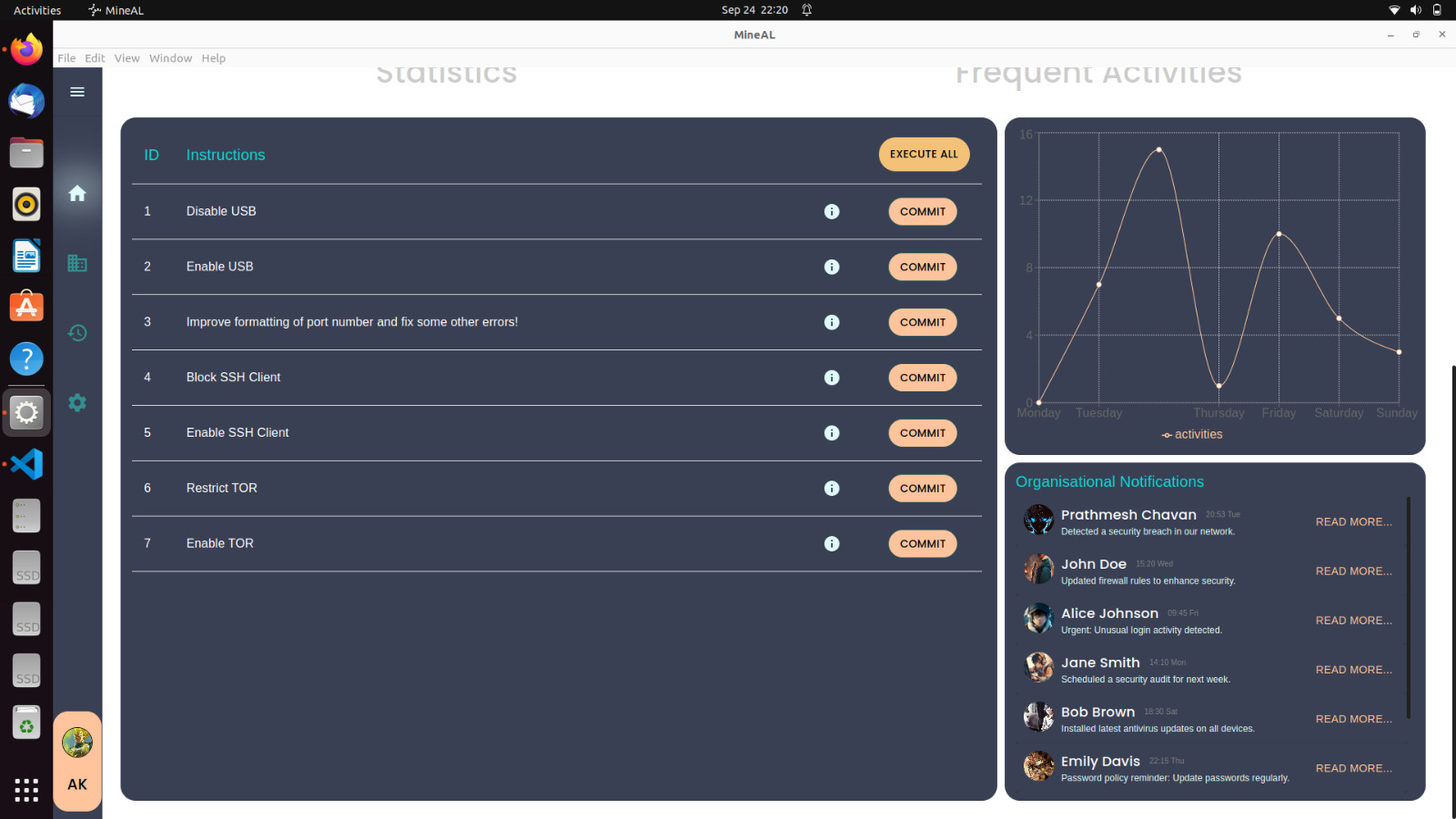 Ubuntu Hardening GUI Application